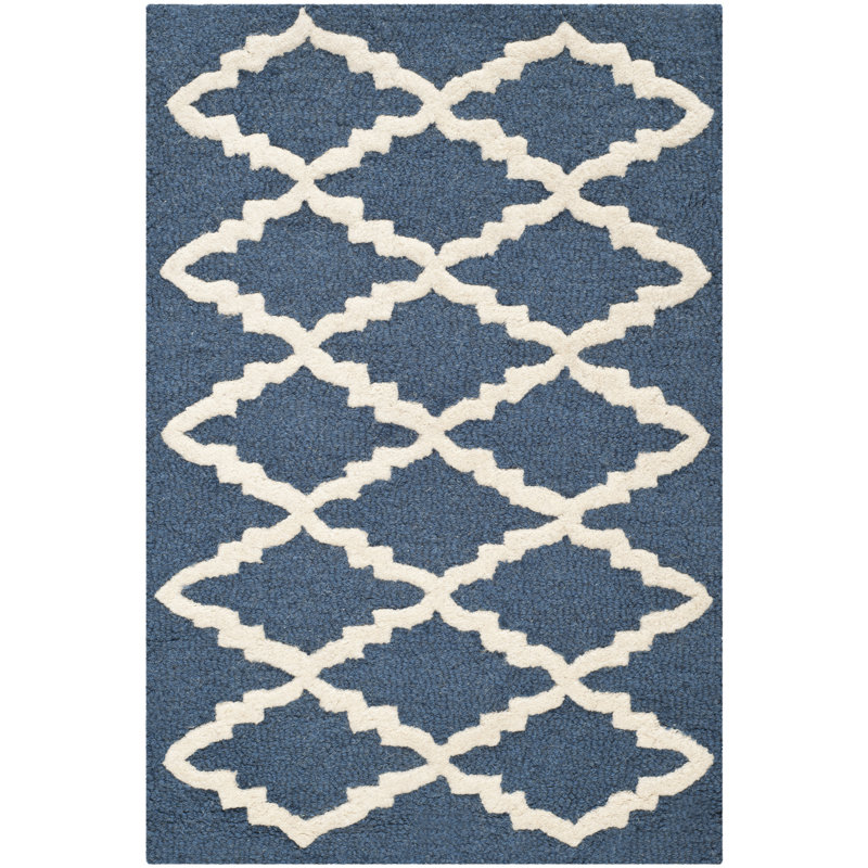 Tapis en laine touffeté à la main Cannen, Rectangle 2 pi x 3 pi