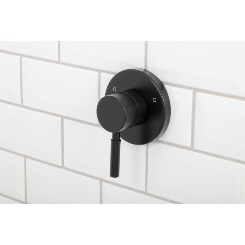 Neo Transfer Valve Trim, Matte Black