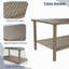 Ensemble de conversation modulaire 4 pièces avec coussins-2126384576