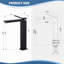 12"H Solid Brass Single Handle Single Hole Vessel Sink Bathroom Faucet with Deck Plate-94592378-65301254