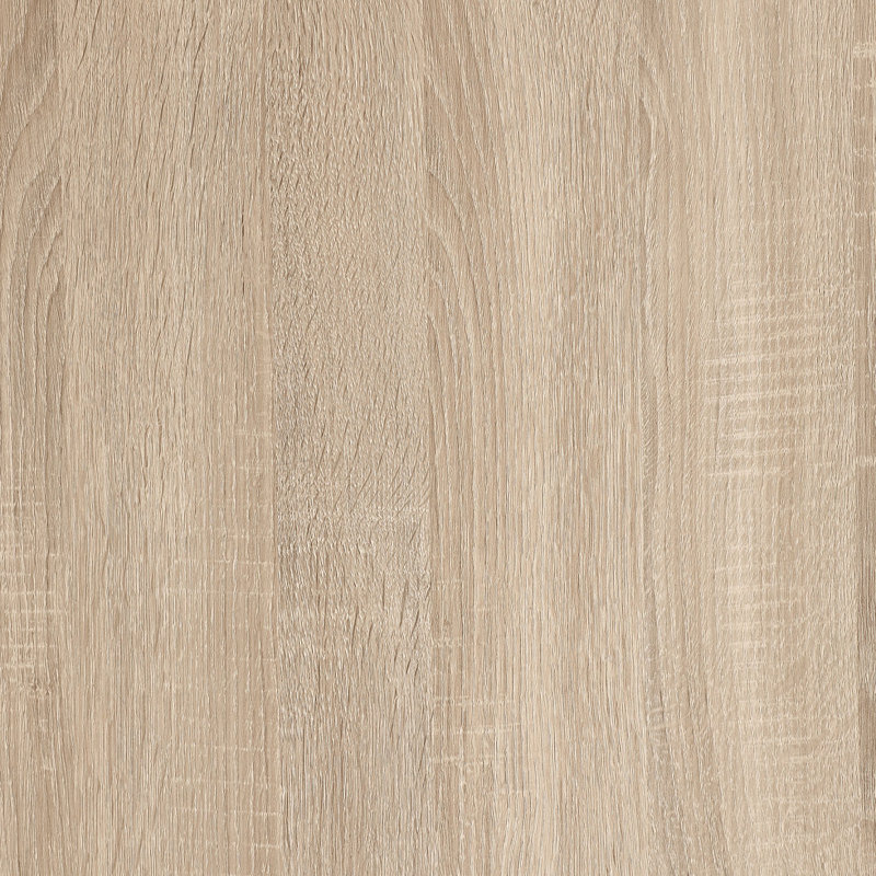 Table basse ronde en bois d'ingénierie à 1 tablette Altos