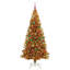 vidaXL Christmas Tree with 300 LEDs with Stand Gold PET-530090339