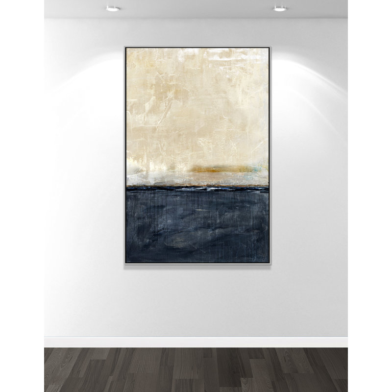 Better Days - Reproduction de la version portrait par Denise Brown, Flottant argenté, L 41,5 po x H 61,5 po