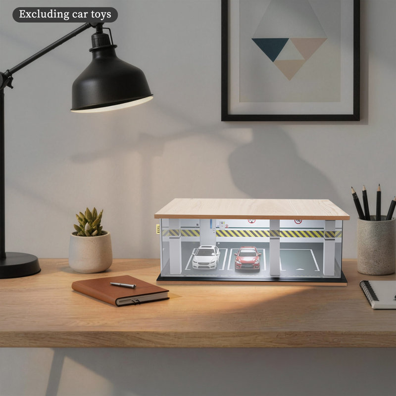Cassie-Leigh Car Model Display Cabinet 1:24 Parking Garage Model