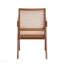 Chaise d'appoint en rotin et finition naturelle