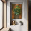 « Utah - Cactus 1 » par AKG, tableau mural en métal doré, 30,5 x 40,5 cm-2026798201