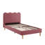 Lit simple tapissier Wave-129723436