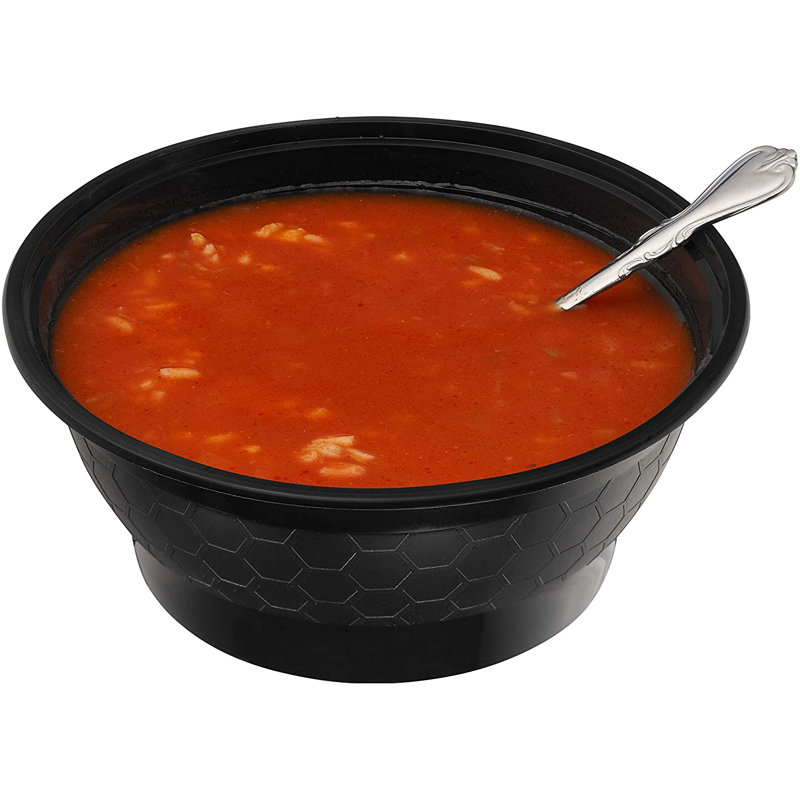Aneesia rond 40 oz. Contenant alimentaire, Noir