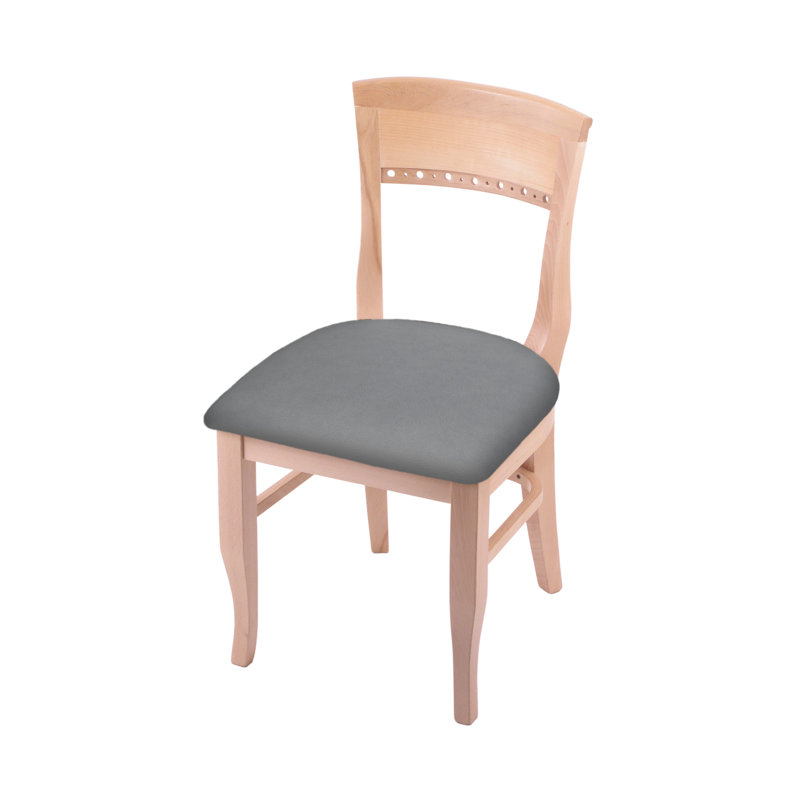 Hampton 19.25'' H Upholstered Beech Side Chair, Natural, Canter Folkstone Gray