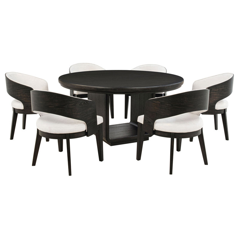 Ensemble de table de salle à manger 7 pièces Leandro