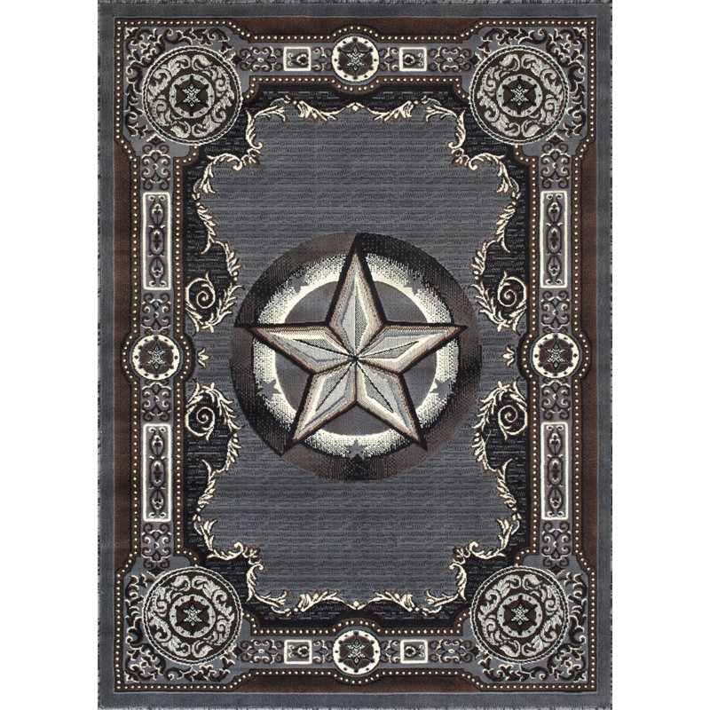 Lobdell Oriental Indoor Rug, Rectangle 7'9" x 9'8"