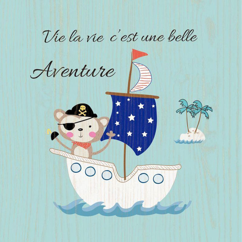 Enseigne «La vie c'est une belle aventure»