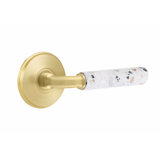 Select Round Privacy (Bed & Bath) Door Lever with Round Rosette