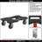 SNAP-LOC 1,500lb All-Terrain E-Track Dolly-14437728