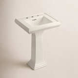 Memoirs® 26.375" Tall Rectangular Pedestal Bathroom Sink with Overflow