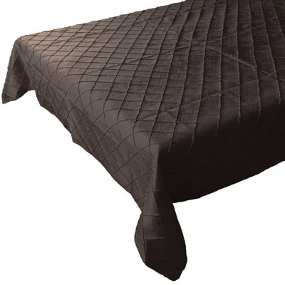 Pintuck Taffeta Tablecloth