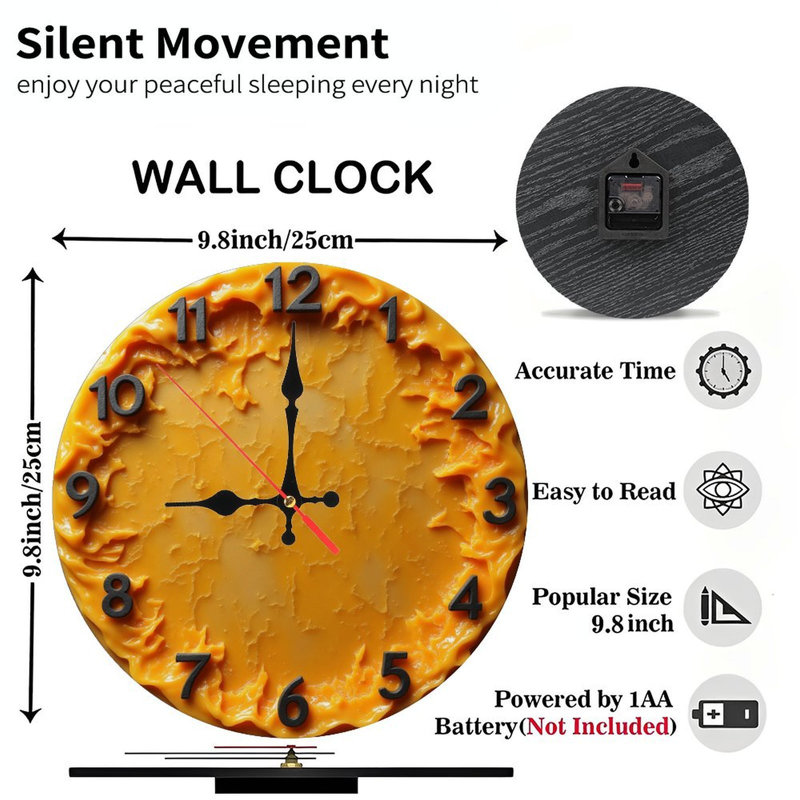 Horloge gorille colorée