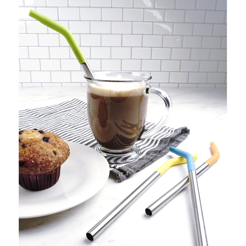 Paille en acier inoxydable Brackston