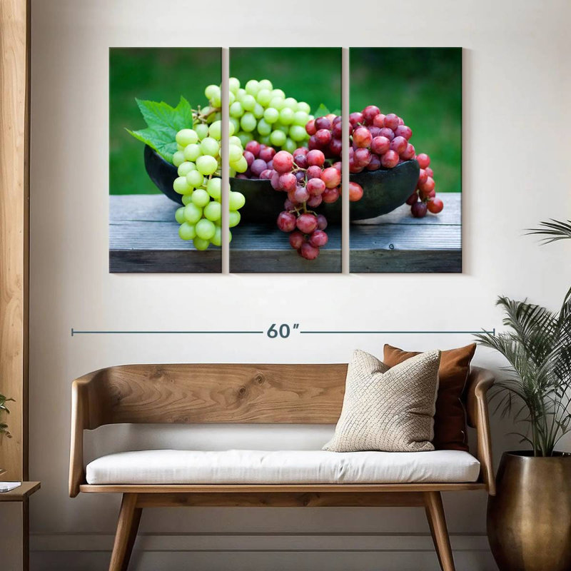 Raisins frais Yarlin Garden, H 32 po x l 50 po