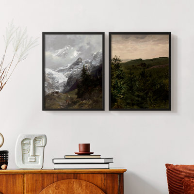 " Vintage Landscape XLIV " 2 - Pieces
