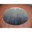 Tapis oriental moderne noué à la main en laine et en laine bleu foncé à motif dégradé 9 pi x 9 po 1 po 189316D40497429392425FF38AEF2A76