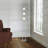 Léa 65'' Brushed Silver Column Floor Lamp-512989963