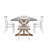 Cann Rustic Pine Frame Concrete Veneer Top Dining Table Set - Full Concrete Veneer Top Table And 4 Chairs-1737877961