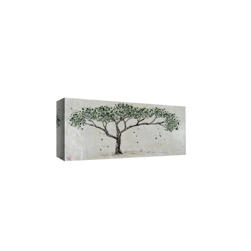 Nature Inspired "Spring's Guardian" Canvas Wall Art By , 8" H x 16" W, Wrapped Canvas