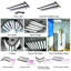 Lampe fluorescente T5 de Yescom T5