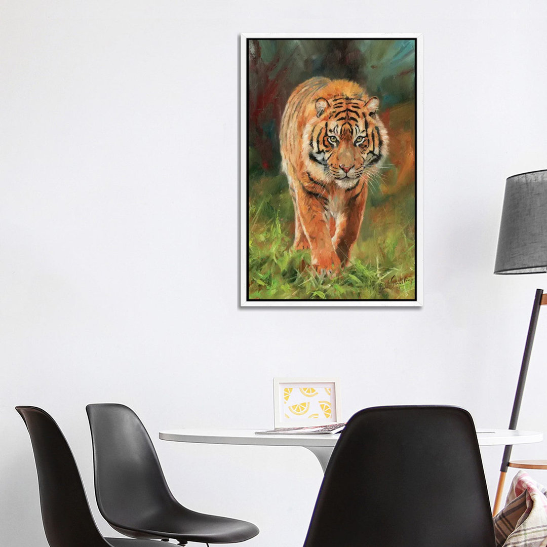 Amur Tiger von David Stribbling - Galerie-verpackte Leinwand Giclée auf Leinwand