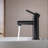 Blossom Single Hole Bathroom Faucet – Solid Brass Single Handle Vanity Sink Faucet with High Arc Spout, Drip-Free Cartridge, and Water Supply Hose-36553881-49185339