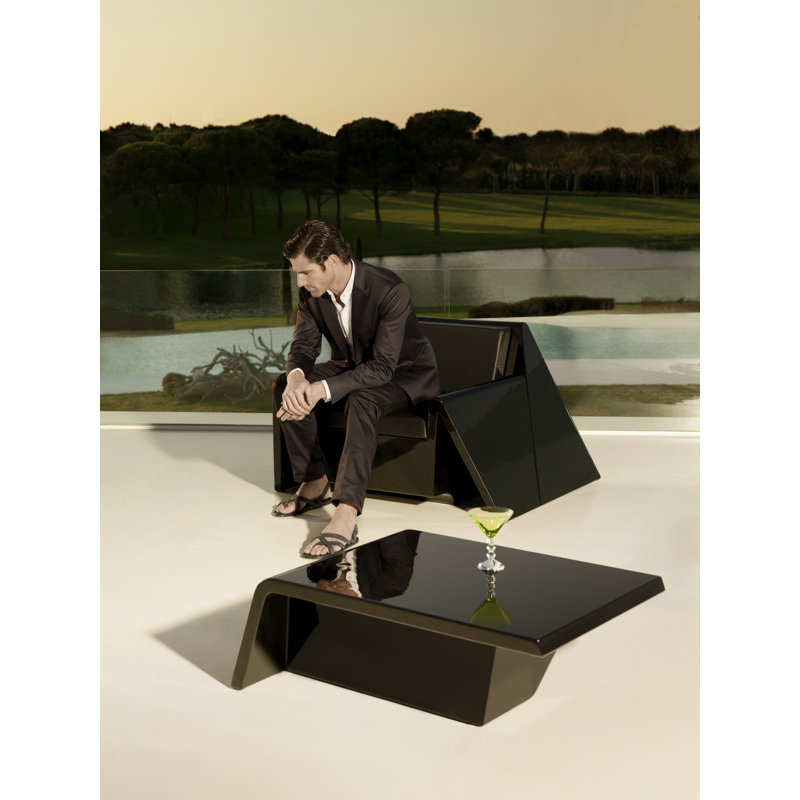 Rest Plastic Coffee Table, Ecru