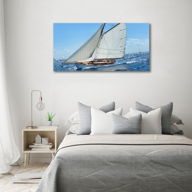 Yacht - No Frame Print on Canvas