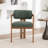 Bula Stanford Upholstered Curved Solid Wood Dining Chair-129512884-114256823