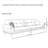 Italian Minimalist Design Black Sofa