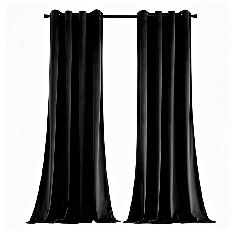Velvet Room Darkening Curtain