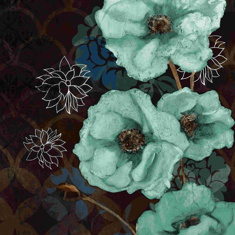 Fleurs 2, H 12 po x l 12 po