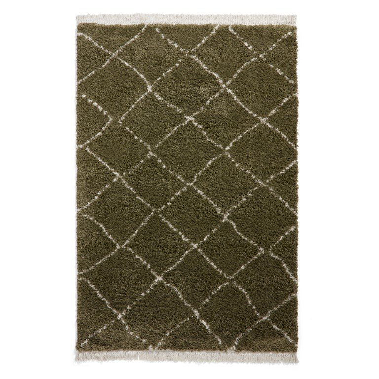 Pechler area rug Machine Woven Green, Rectangle 160 x 230cm
