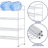 32'' Wide 4-Tier Wire Shoe Rack for Closet, Stackable and Adjustable Shoe Shelf Organizer-152194620