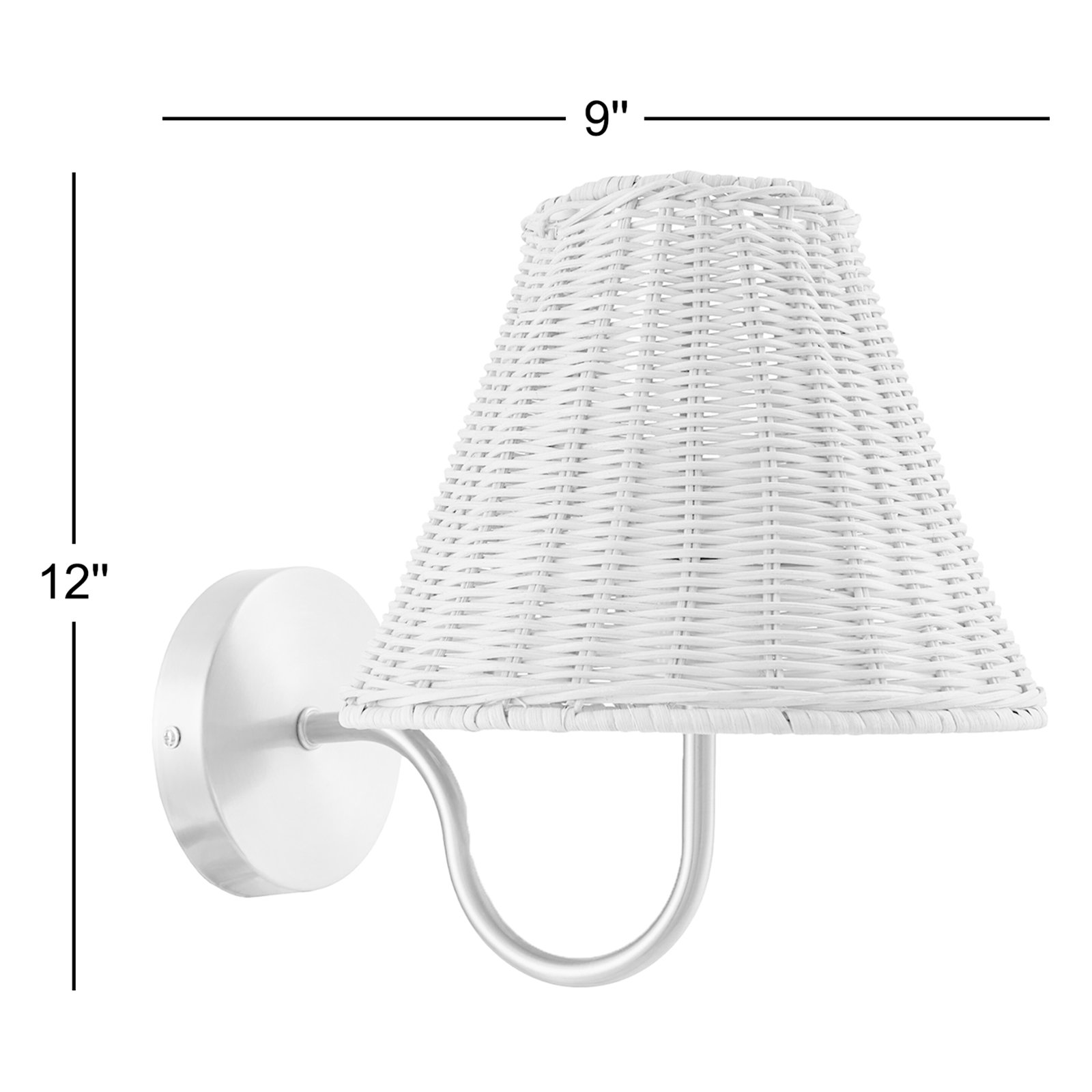 Single Light Armed Sconce, Dark Brown