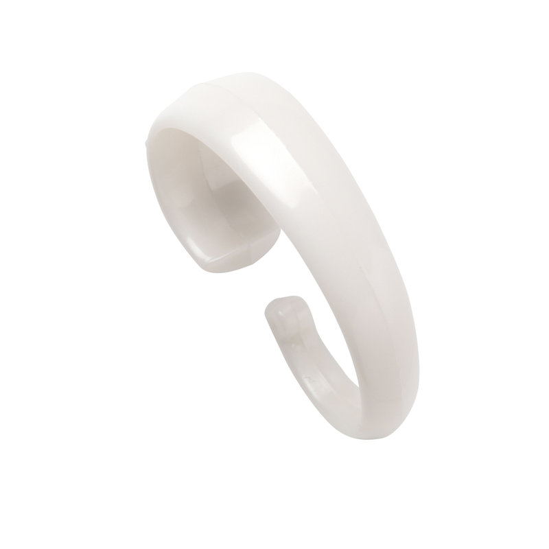 Crochets de rideau de douche Jamarl, Blanc