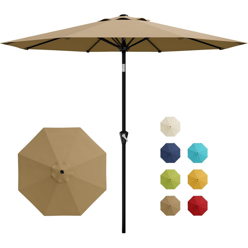 14cm Market Parasol, Brown
