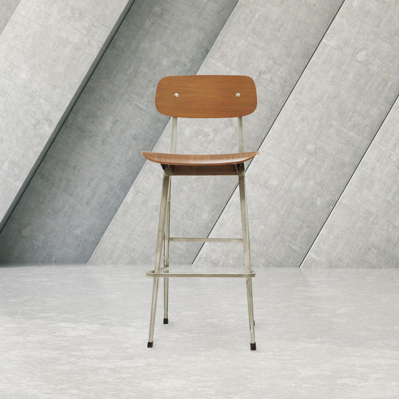 Counter Stool with Metal Frame