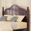 Cadre de lit double avec tête de lit, cadre de lit en bois rétro avec support à lattes, cadre de lit double plateforme, aucun sommier requis, assemblage facile, espresso-121081658-121081660