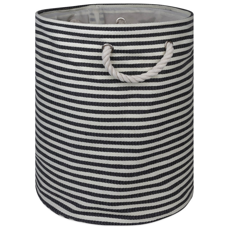 Bac en tissu Alyse, H 20 po x l 15 po x P 15 po, Noir