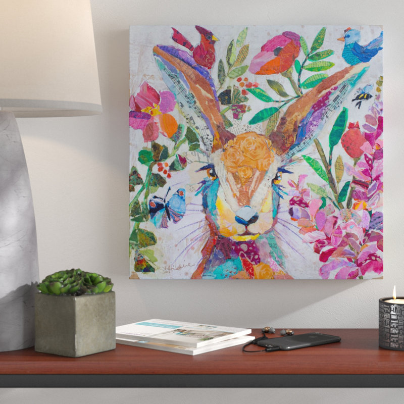 Elizabeth St. Hilaire - Wrapped Canvas Painting, 45cm H x 45cm W x 2cm D