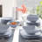 Eclipse 18 Piece Ceramic Dinnerware Set - Service for 6-46496001
