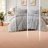 Luxury Cotton Jacquard Bedding Sets, Ivory Polyester For Home Comfort