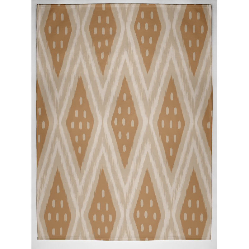 Thane Plain Weave / Muslin Throw Blanket, Brown