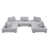Polyester gris clair est en rupture de stock